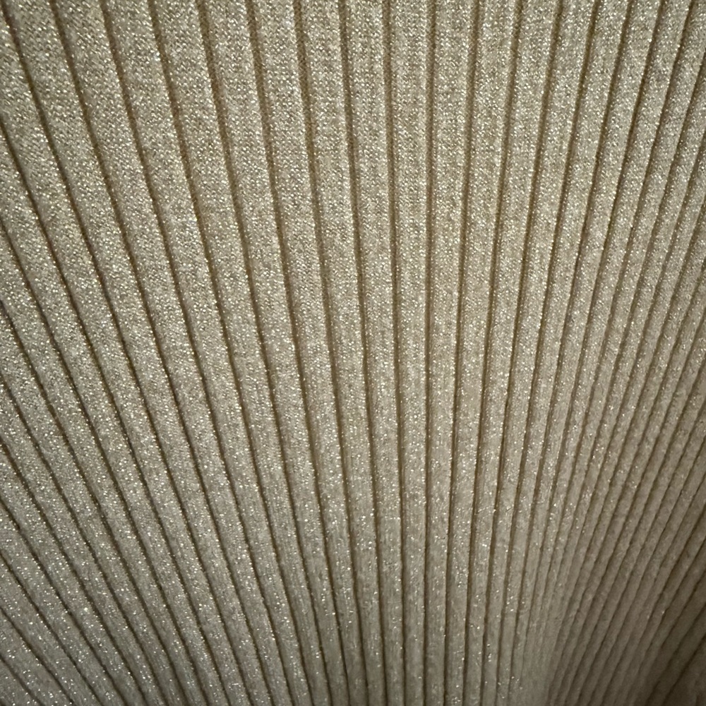 Pretty Tan Ribbed Knit Dress - Picture 2 of 6